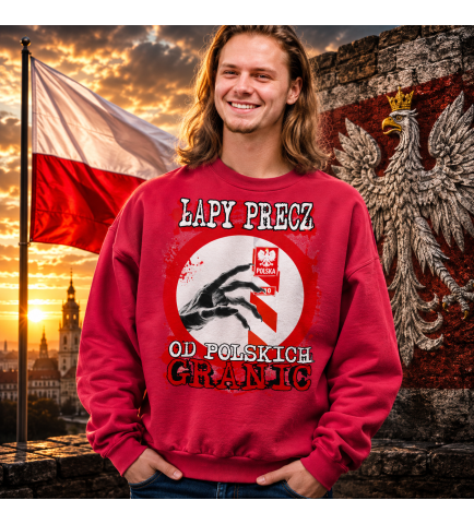Bluza PATRIOTYCZNI ŁAPY PRECZ